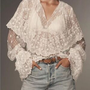 Forever that girl Anthropologie Lace Blouse for Women